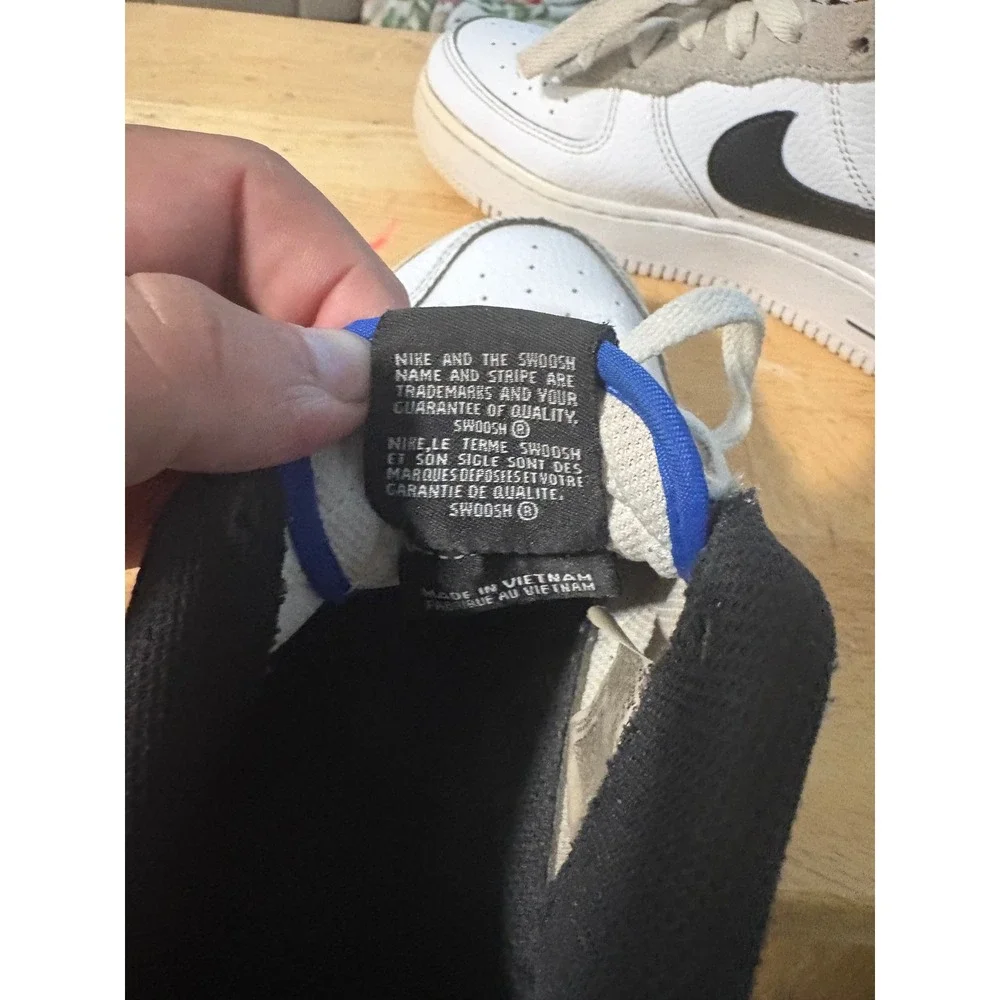 Nike Air Force 1 Low Swingman Ken Griffey Jr Sr White Black DJ5192-100 Kids
